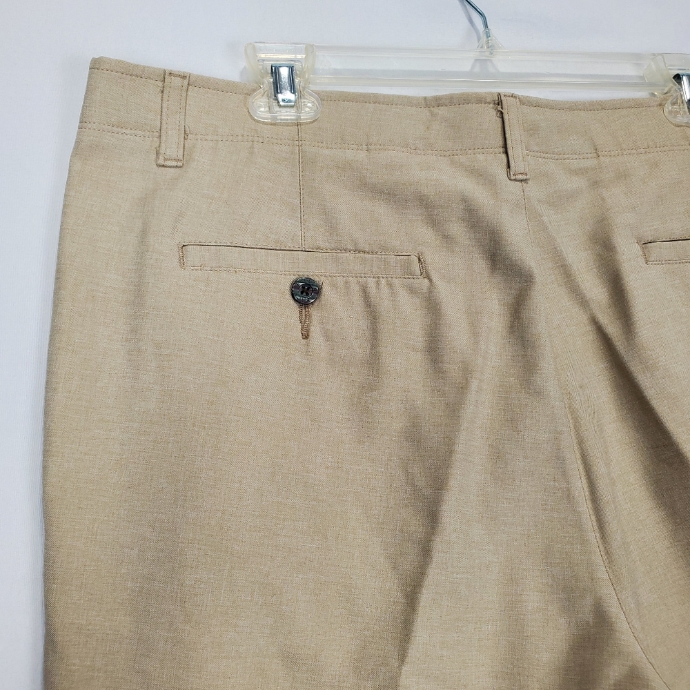 Pebble Beach Men's Outdoor Dry-Luxe Performance Golf Shorts Size 38 Tan / Beige - Picture 10 of 16